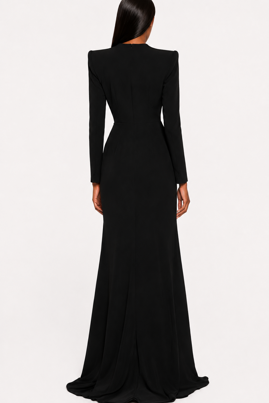 Robe longue noire – Collection Soirée