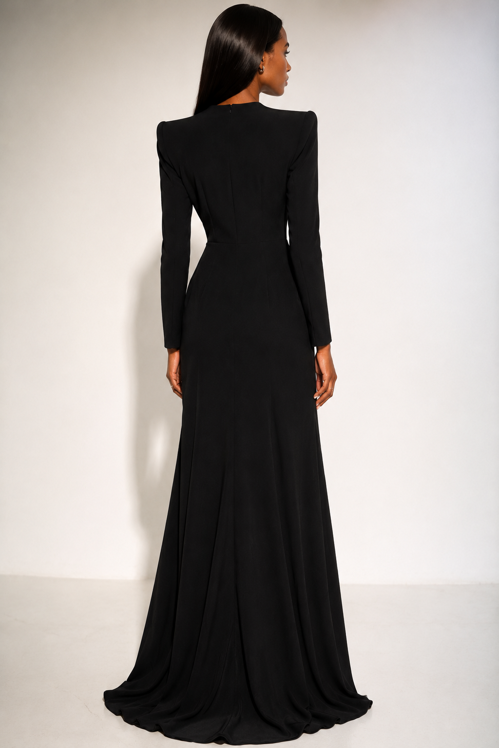 Robe longue noire – Collection Soirée